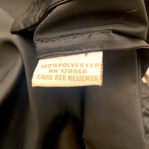 Women’s Black Adrienne Vittadini 100% Polyester Full Zip Jacket Size Medium - Picture 8 of 8